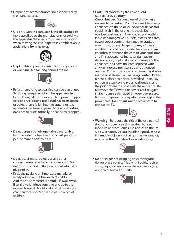 LG 43 LF 5400-UB TV Operating Manual