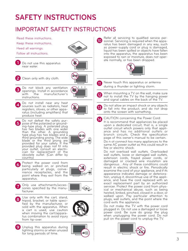 LG 26 LD 320H 340H 32 310H TV Operating Manual