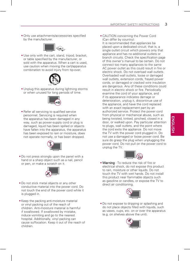 LG 32 LF 500B TV Operating Manual