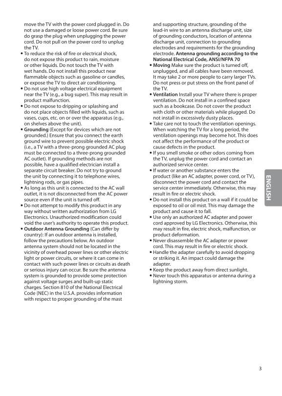LG 49 LJ 5500 TV Operating Manual