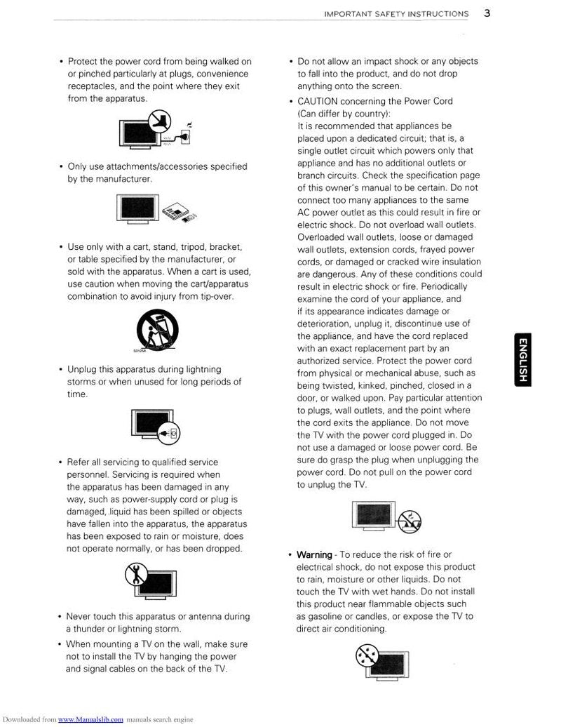 LG 42 LV 5500 TV Operating Manual