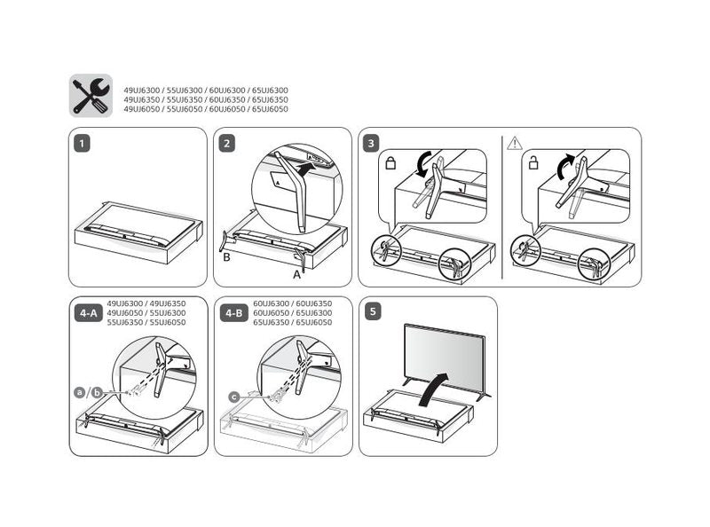 LG 43 UJ 6300-UA TV Operating Manual