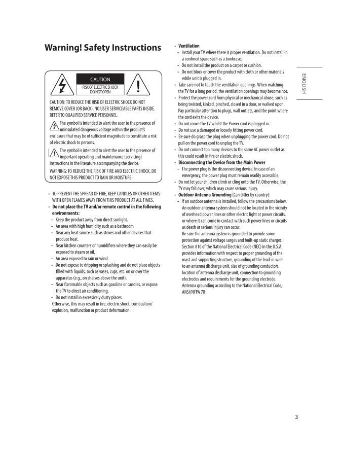 LG 43 UM 6900PUA 7300PUA 7310PUA TV Operating Manual