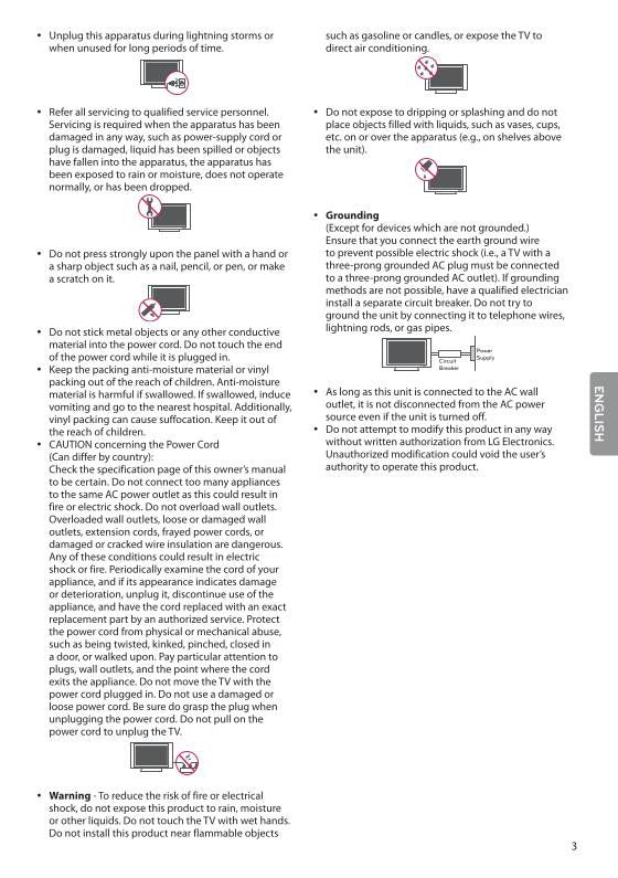 LG 50 LF 6100 TV Operating Manual
