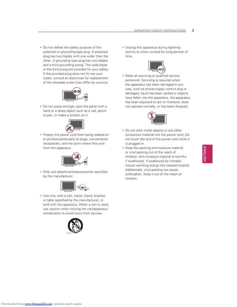 LG 47 LN 5400OM TV Operating Manual