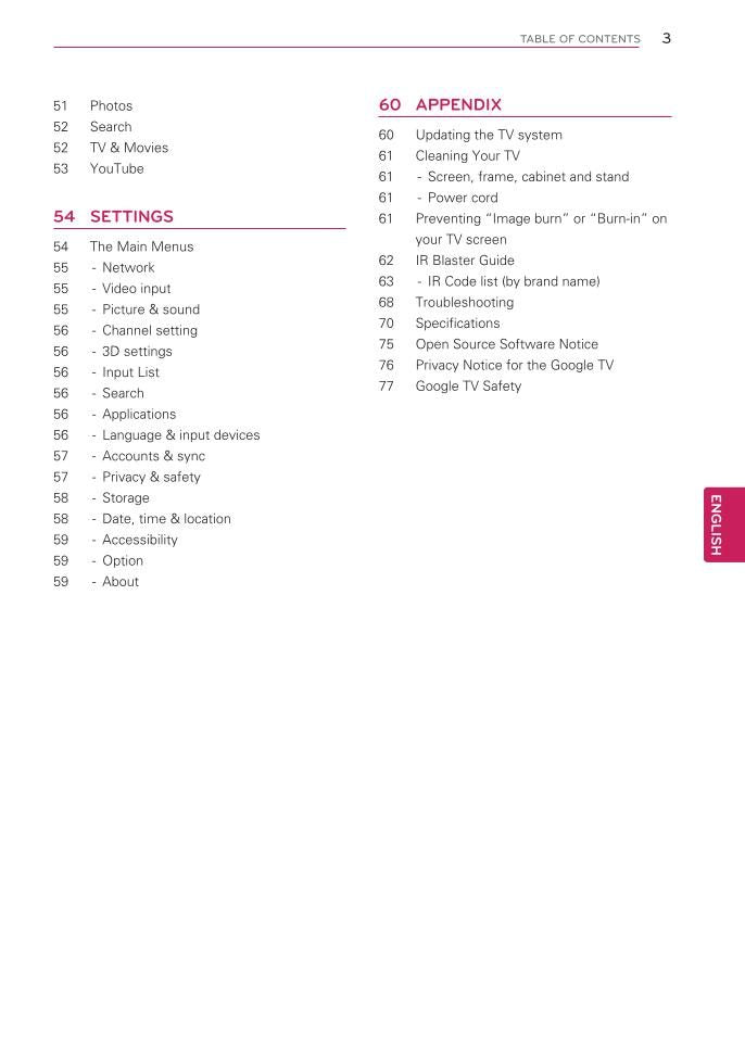 LG 47 G 2 2UG 55 TV Operating Manual