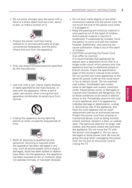 LG 65 LA 9650 TV Operating Manual