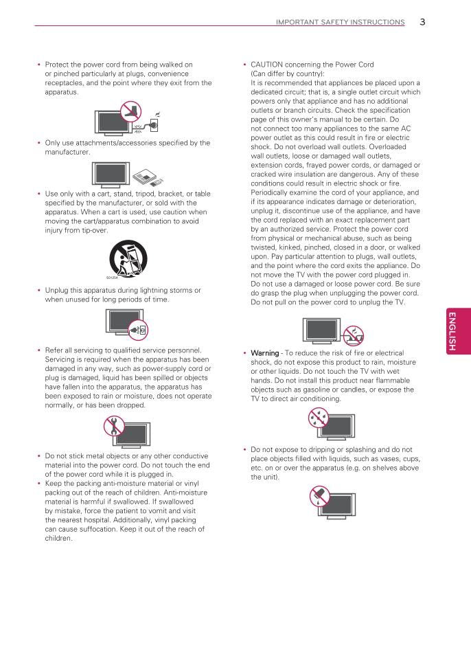 LG 47 LA 6900 7400 55 TV Operating Manual