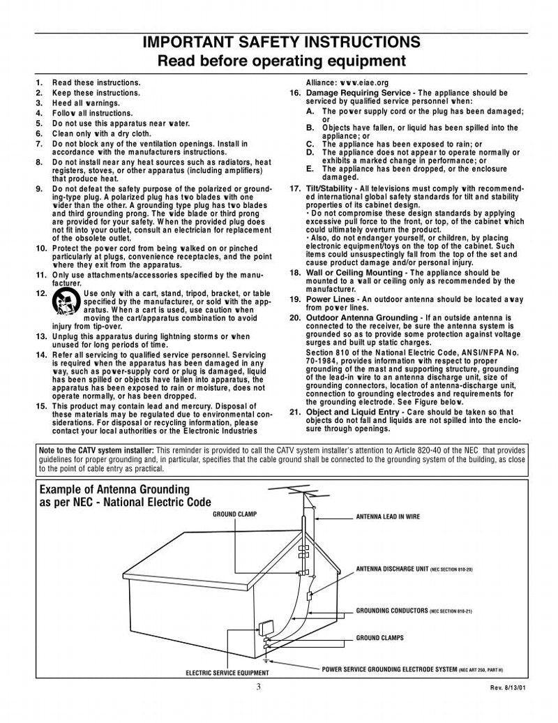 Philips 55PP9401 60PP9401 TV Operating Manual