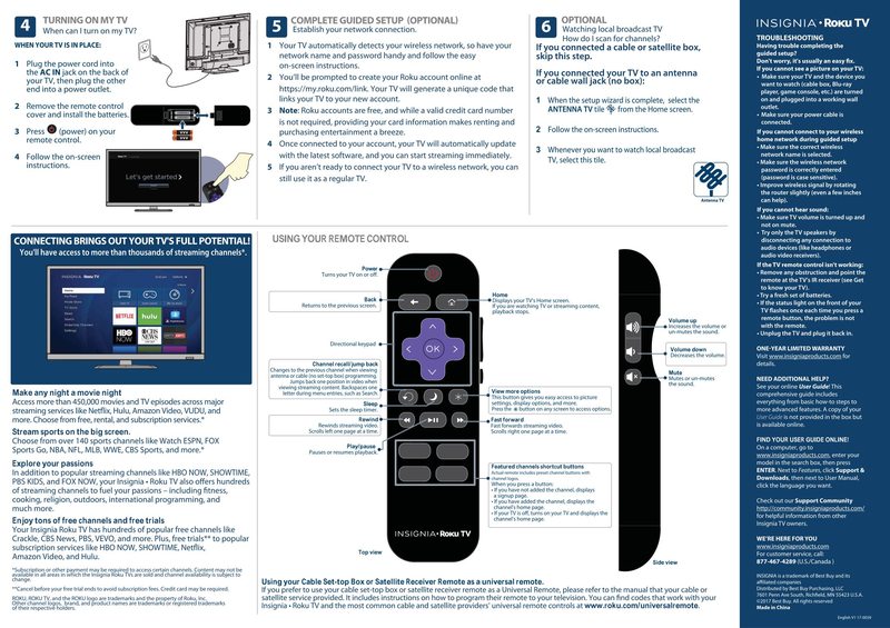 Insignia NS-24 DR 220NA18 TV Operating Manual