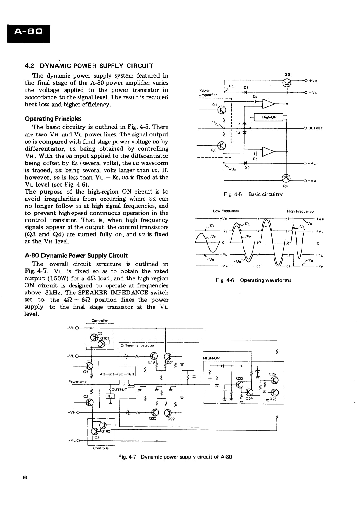 Pioneer A-80 Stereo Amplifier Service Manual (Pages: 31)