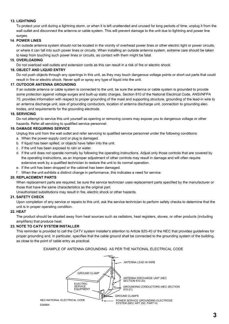 JVC AV24 F 702 TV Operating Manual