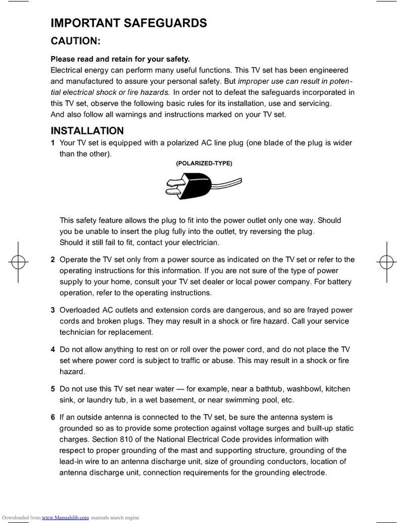 JVC AV36 D 502 TV Operating Manual