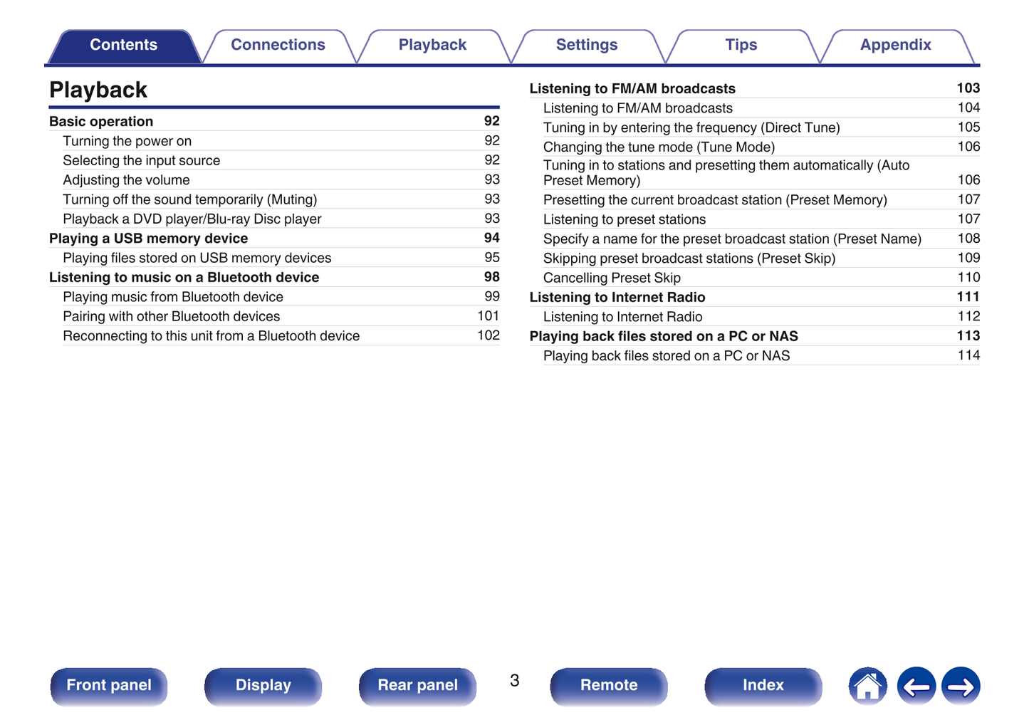 Denon AVR-X6400 H AV Receiver Owner/ User Manual (Pages: 335)