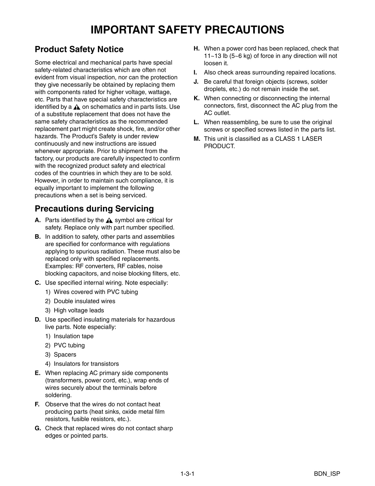 Onkyo BD-SP809 Blu-Ray/ DVD Player Service Manual (Pages: 69)