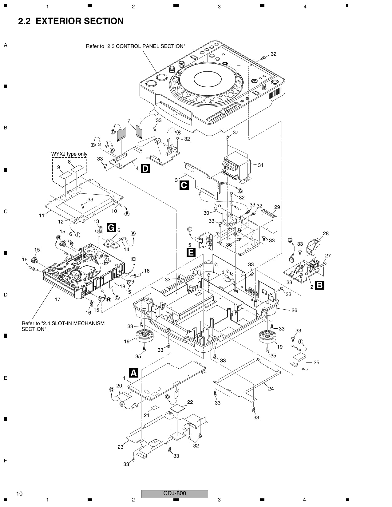 Pioneer CDJ-800 CD Player Service Manual (Pages: 78)