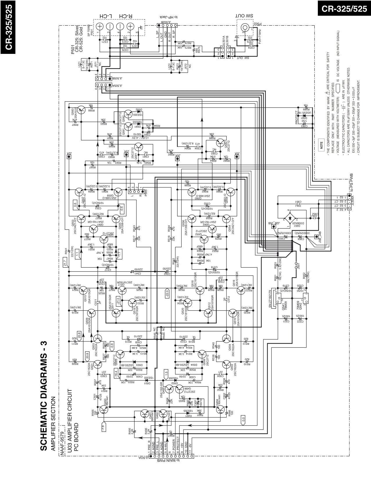 Onkyo CR-325 CD Player/ Receiver Service Manual (Pages: 58)