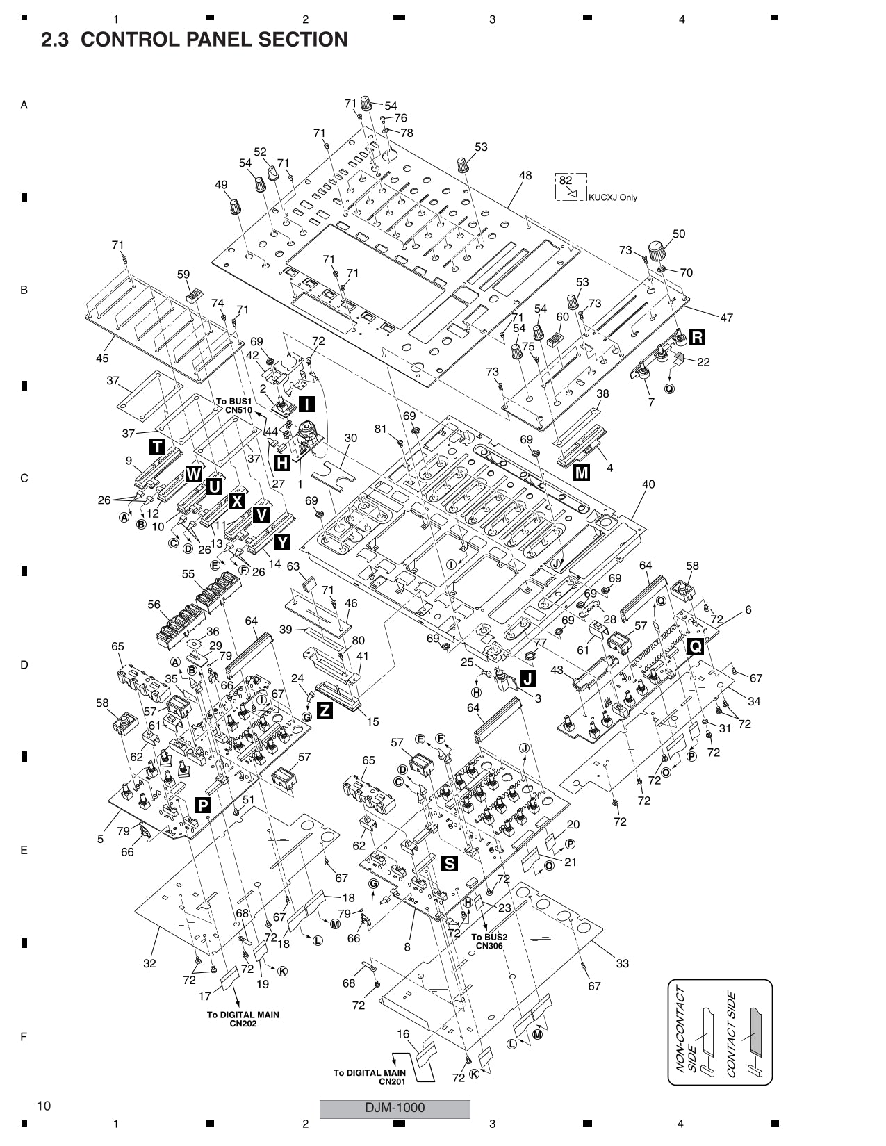Pioneer DJM-1000 DJ Mixer Service Manual (Pages: 168)
