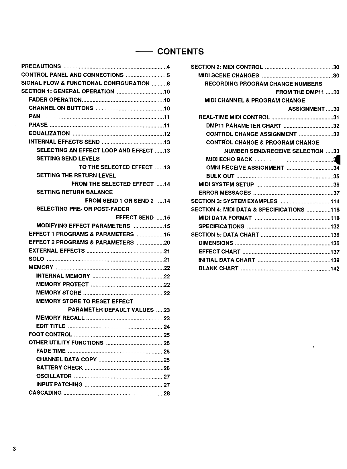 Yamaha DMP11 Digital Mixing Processor Owner's/ User Manual (Pages: 72)