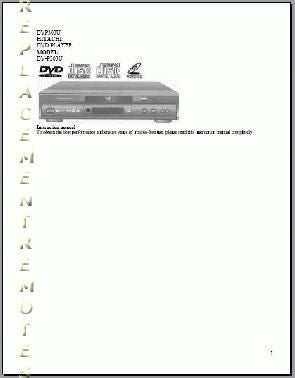 Hitachi DVP303U DVD Player Operating Manual