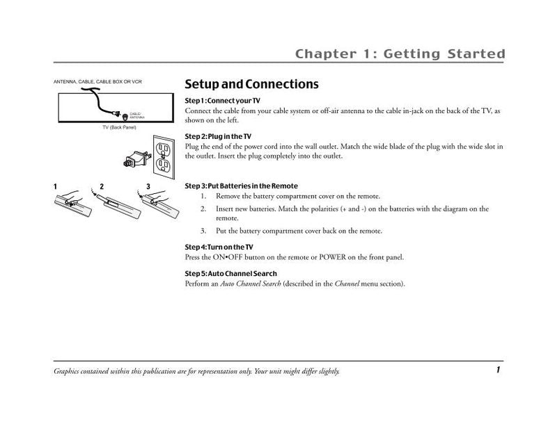 RCA E13320 TV Operating Manual
