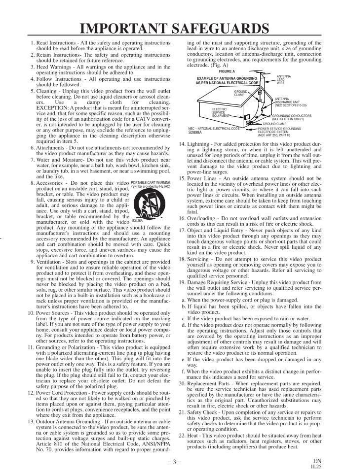 Emerson ewd2203 DVD/VCR Combo Player Operating Manual