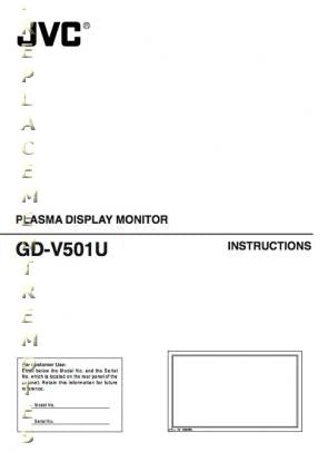 JVC GDV501U TV Operating Manual