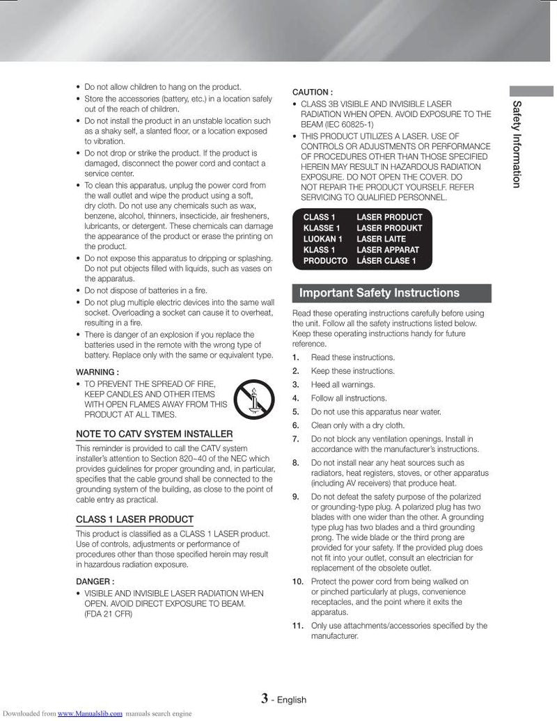Samsung HT-H6530WM Home Theater System Operating Manual