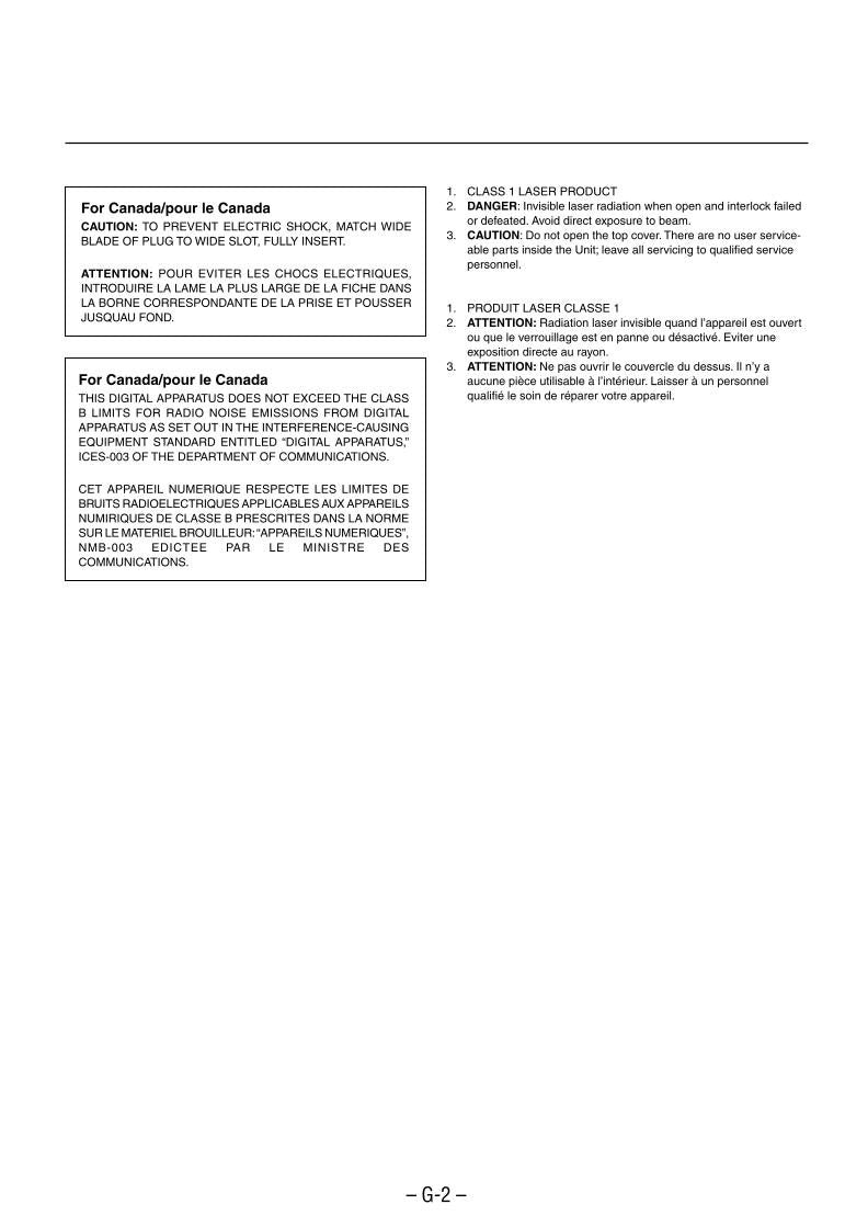 JVC CAHXZ3 HXZ3 SPHXZ3 Audio System Operating Manual