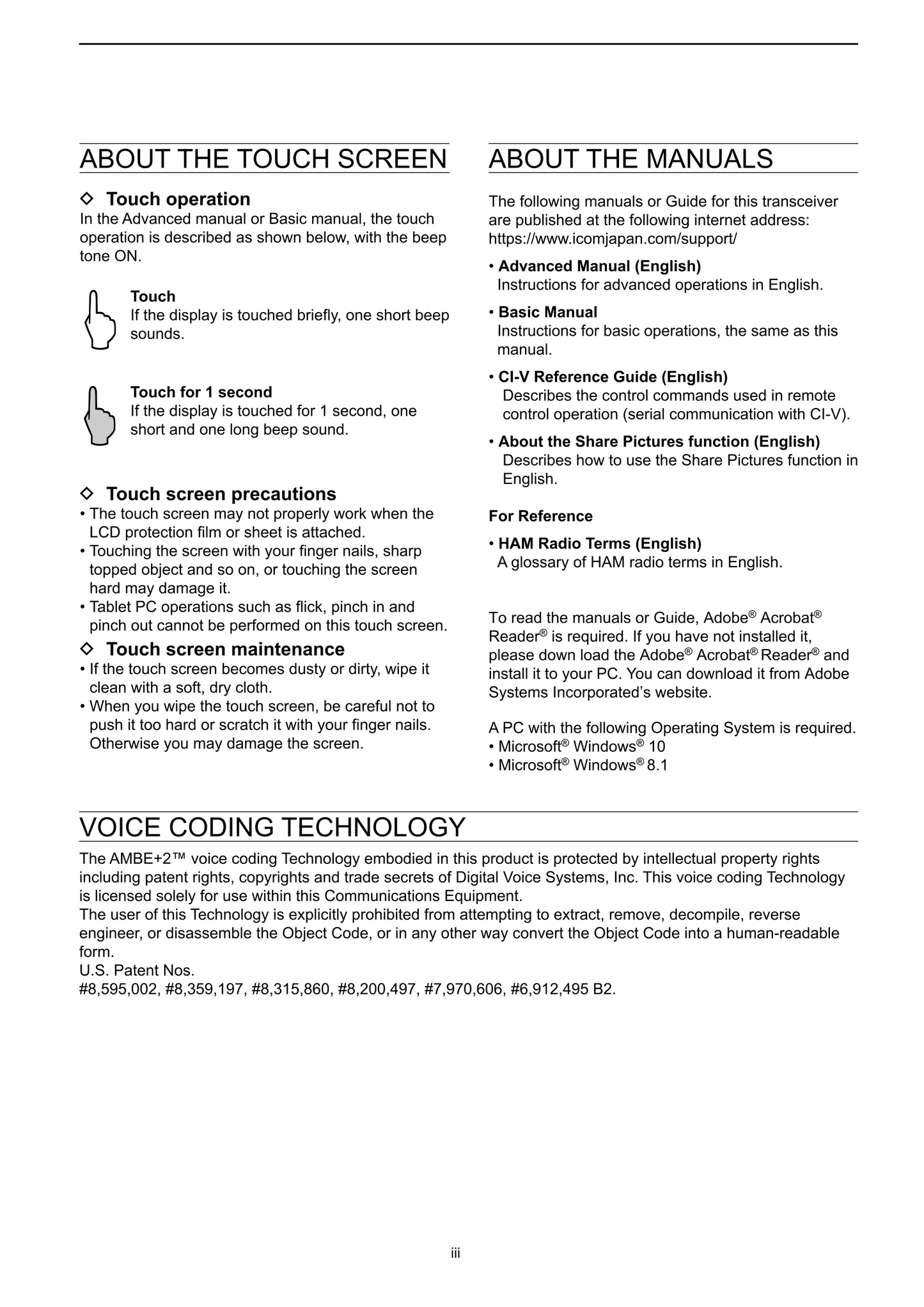 Icom IC-9700 VHF/UHF All Mode Transceiver Owner/ User Manual (Pages: 197)
