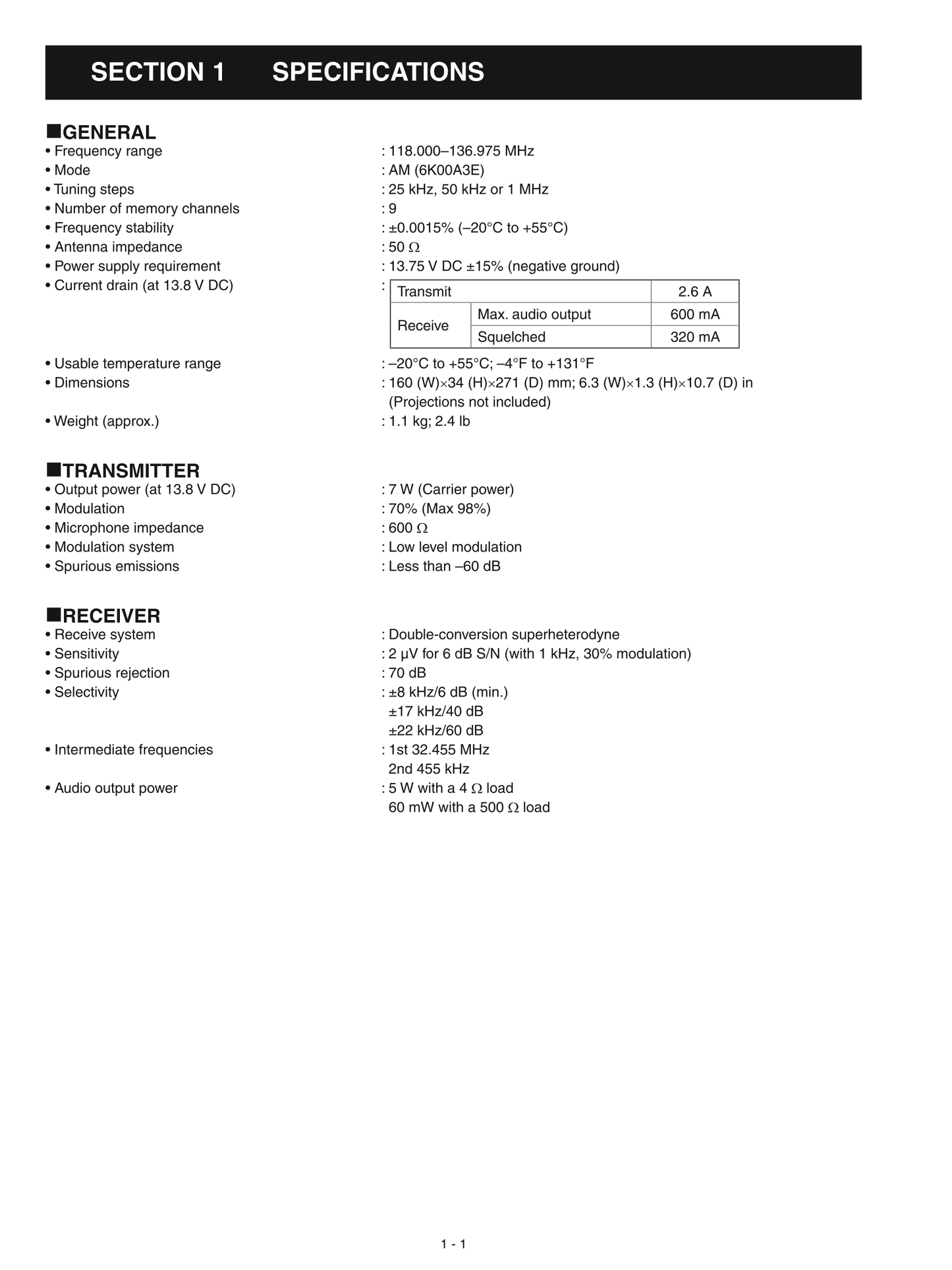 Icom IC-A200 Air Band Transceiver Service Manual (Pages: 38)