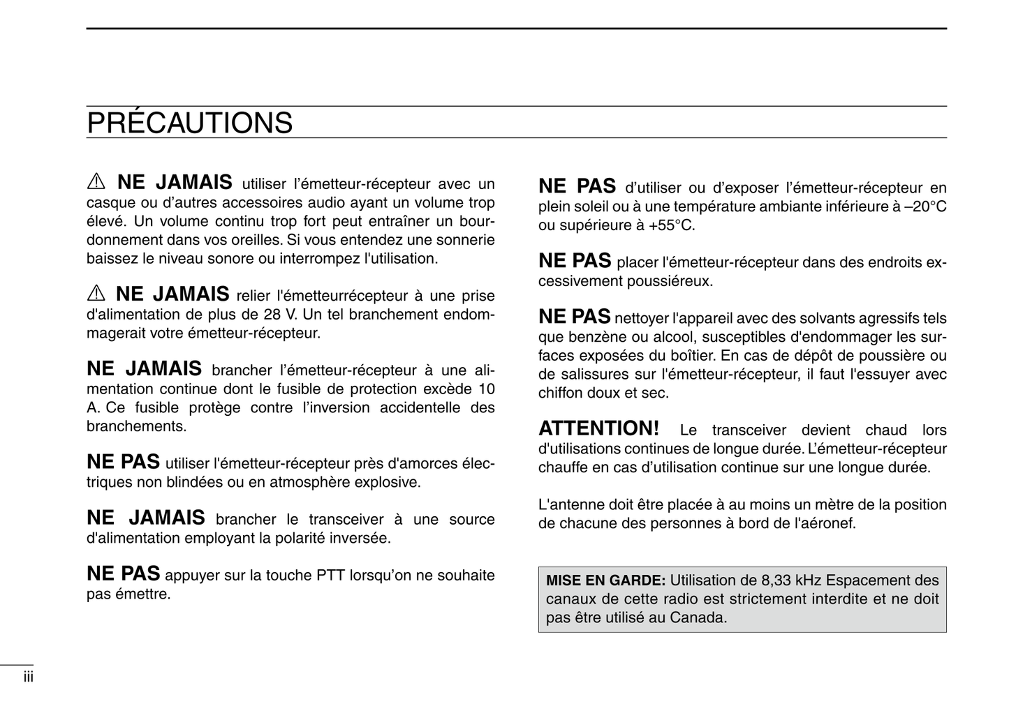 Icom IC-A220 & E VHF Air Band Transceiver Owner/ User Manual (Pages: 40)