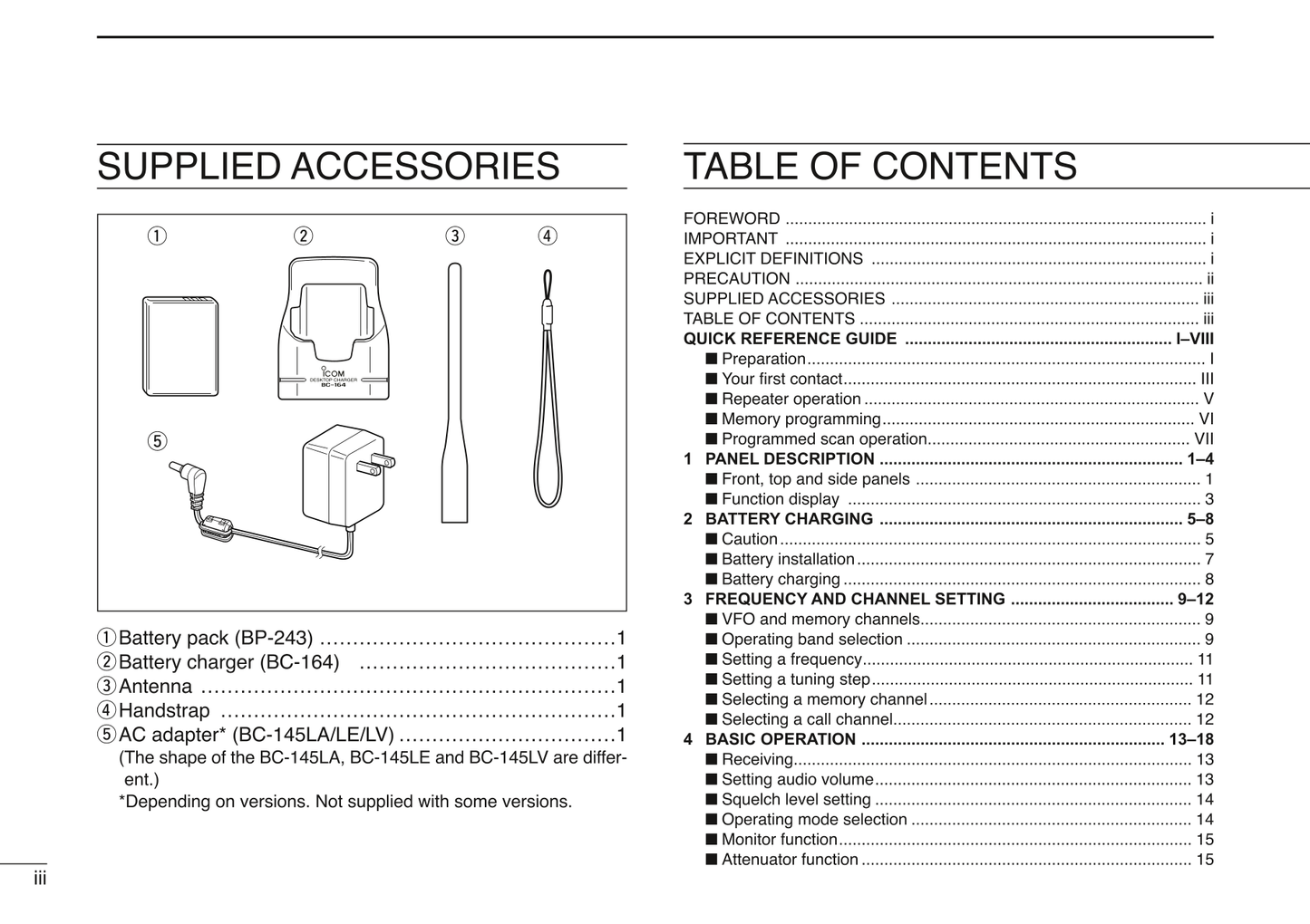Icom IC-P7 A VHF/UHF Dual Band FM Transceiver Owner/ User Manual (Pages: 96)