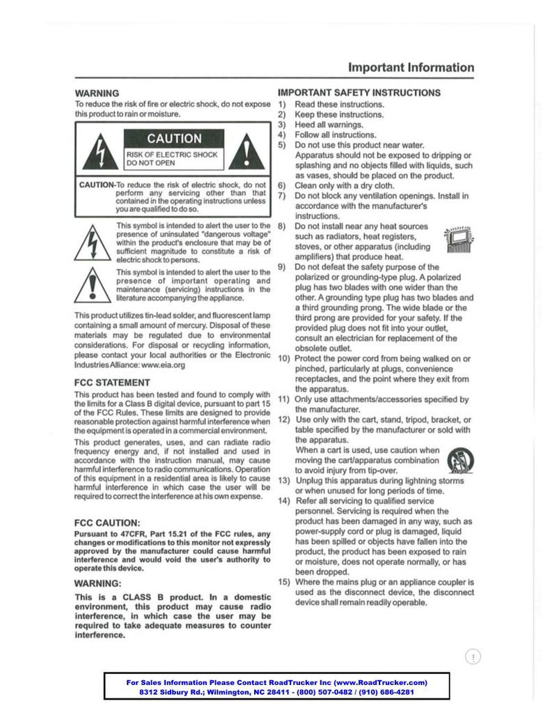Jensen JE3212LED TV/DVD Combo Operating Manual