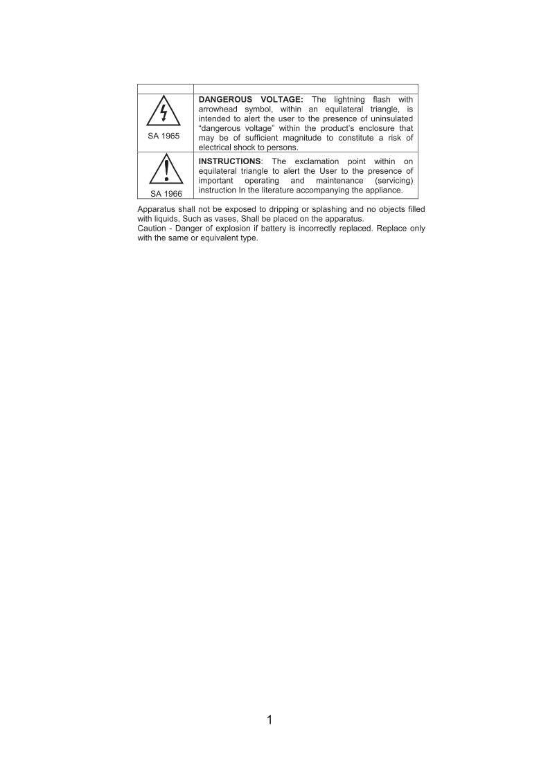 AOC L22 H 998 TV Operating Manual