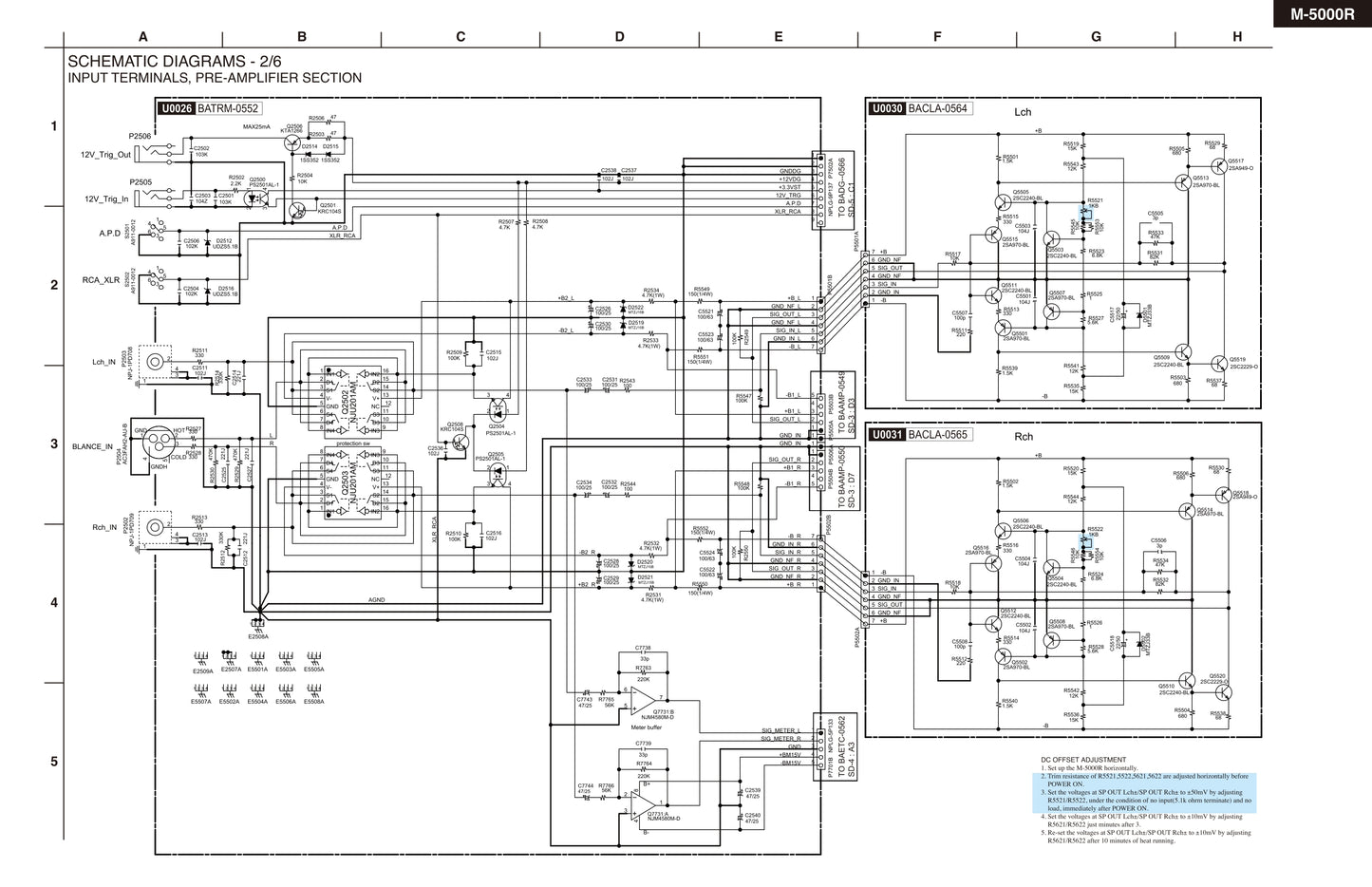 Onkyo M-5000R Power Amplifier Service Manual (Pages: 60)