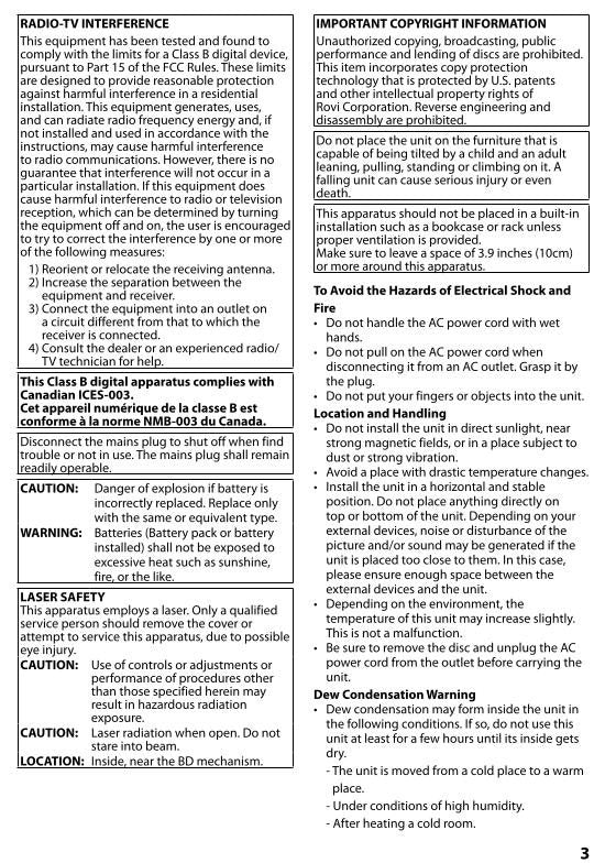 Magnavox MBP5130/F7 Blu-Ray DVD Player Operating Manual