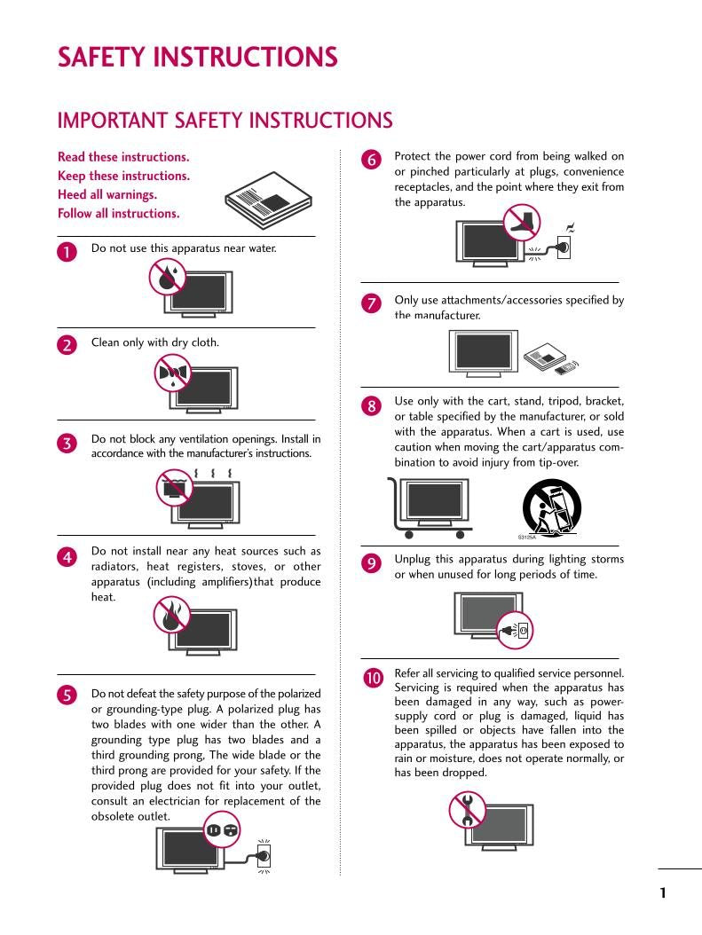 LG 32 30 30DC 60 TV Operating Manual
