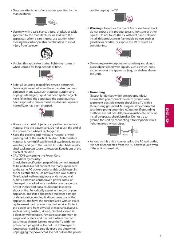 LG MFL68680202 TV Operating Manual