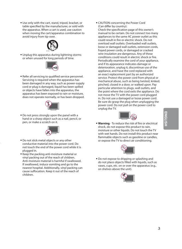 LG 43 UF 6400UA 6430-UB 6800-UA TV Operating Manual