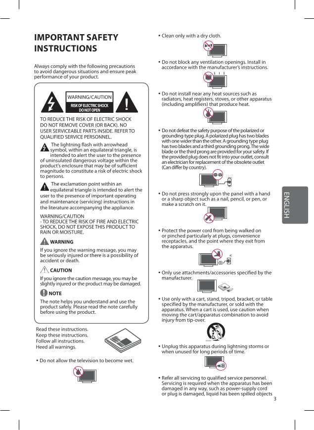LG 24 LF 4820 TV Operating Manual