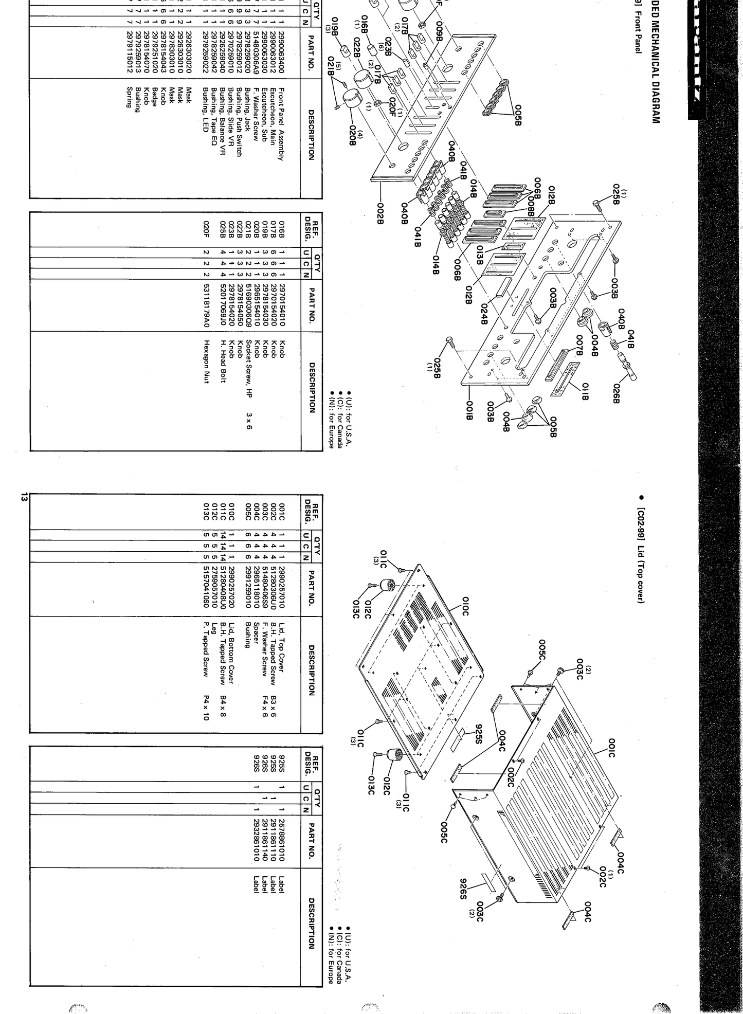 Marantz Model 1300DC Console Stereo Amplifier Service Manual (Pages: 31)
