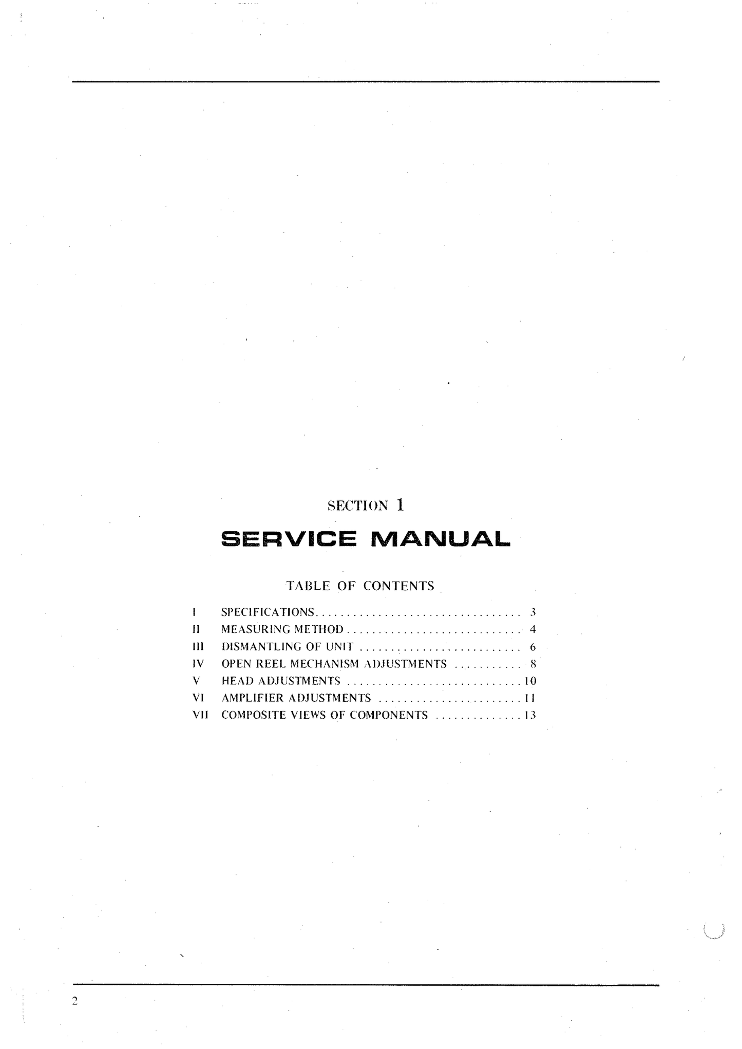 Akai Model 1731D, 1731L & 1731W Reel to Tape Deck Service Manual (Pages: 47)