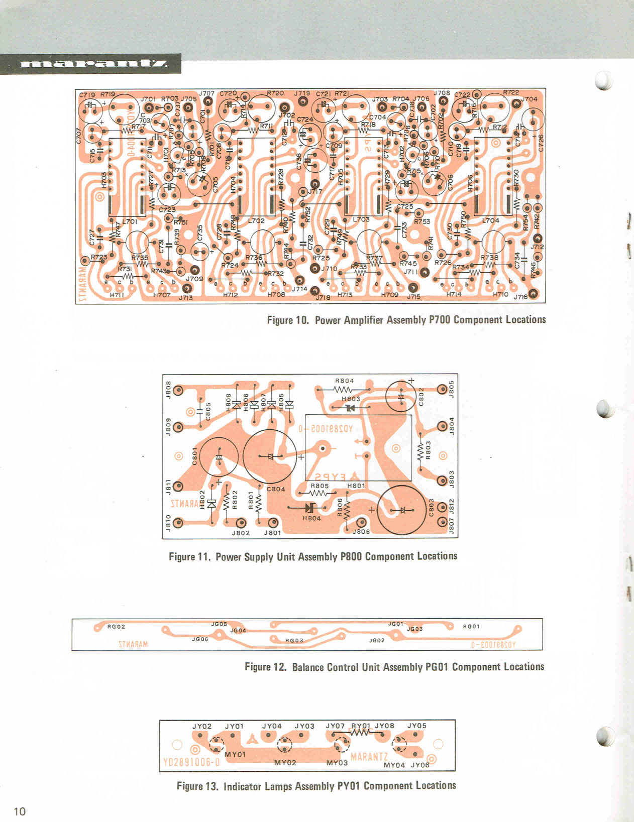 Marantz Model 4220 Stereo 2+ Quadradial 4 Receiver Service Manual (Pages: 26)