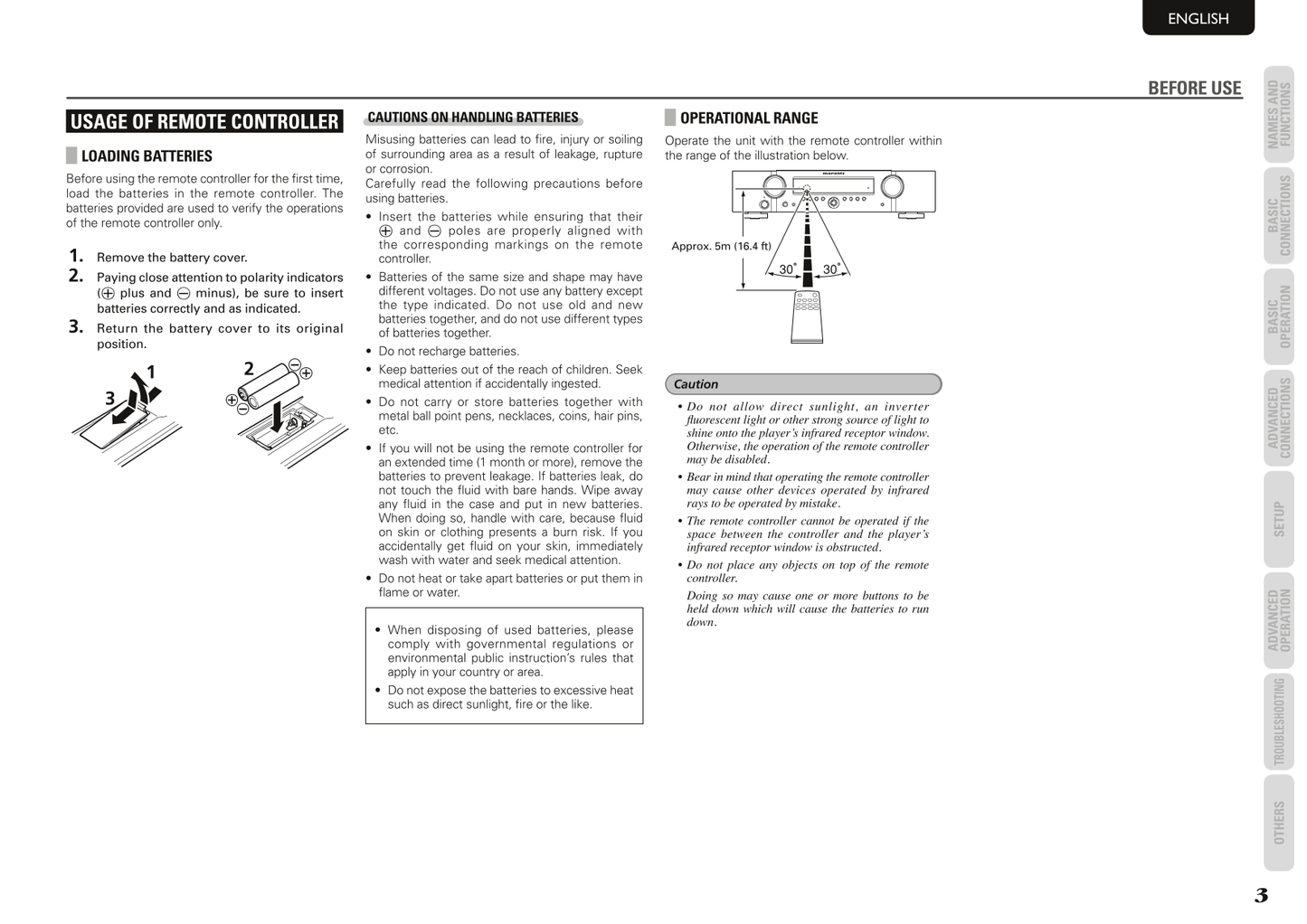 Marantz NR1501 AV Receiver Owner/ User Manual (Pages: 50)