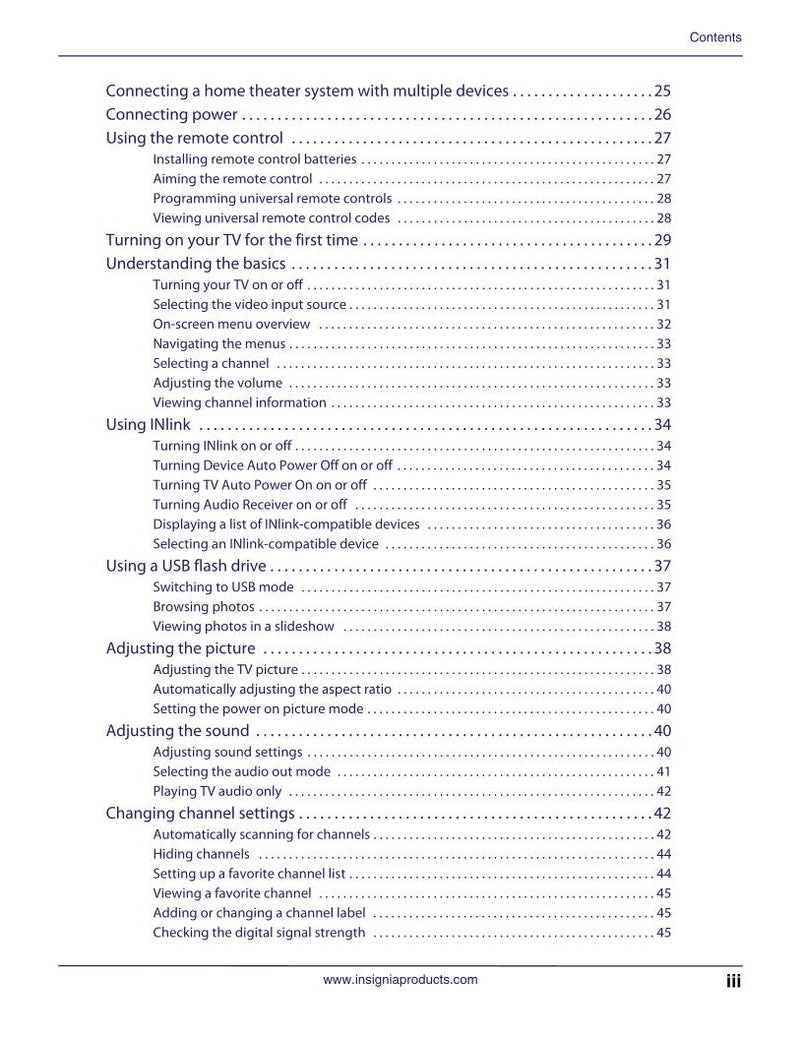 Insignia NS-32 D 311NA17 TV Operating Manual