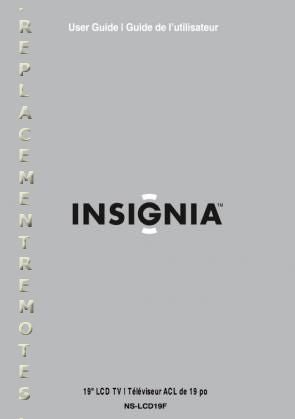 Insignia NSLCD19F TV Operating Manual