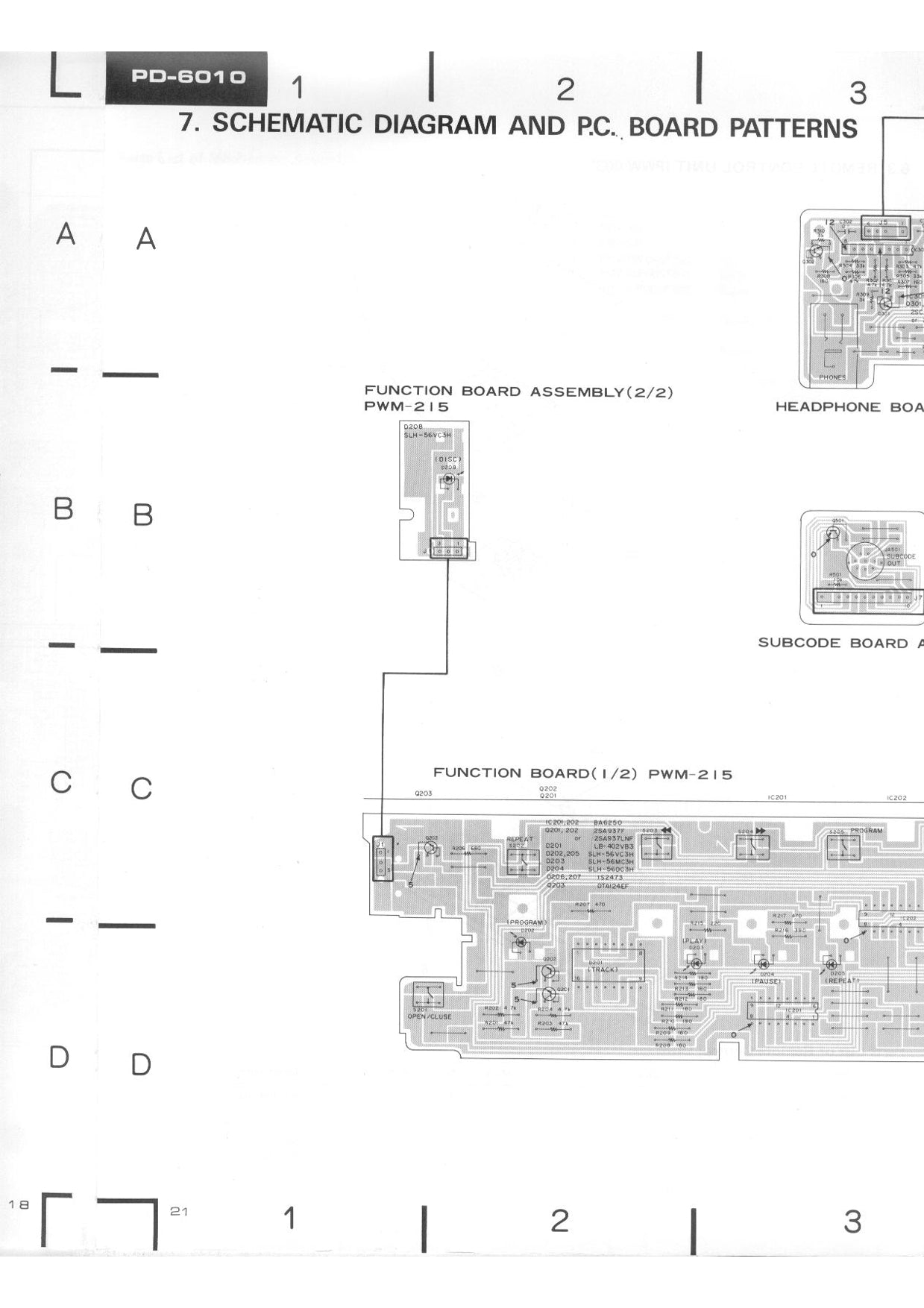 Pioneer PD-6010 CD Player Service Manual (Pages: 37)