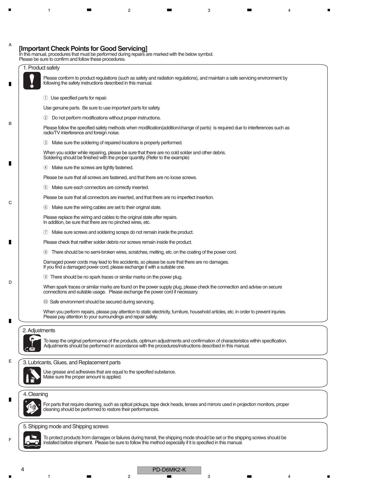 Pioneer PD-D6MK2-K CD Player Service Manual (Pages: 85)