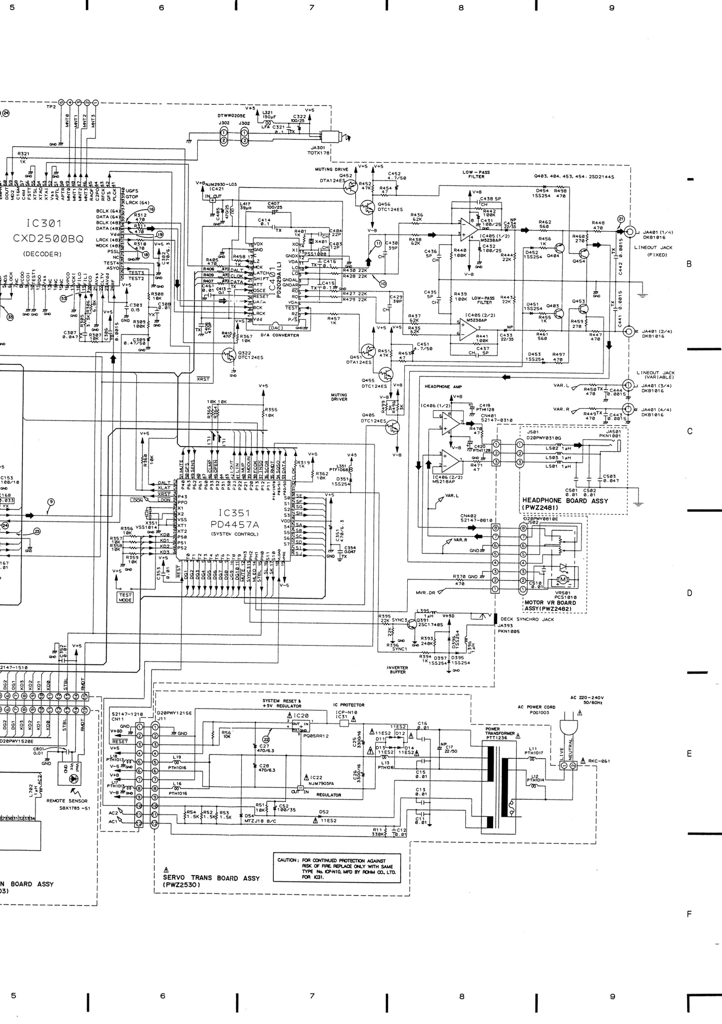 Pioneer PD-S603 CD Player Service Manual (Pages: 38)